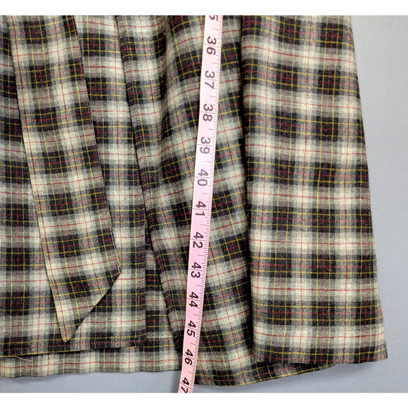 Vintage Saks Fifth Avenue Robe Men's Medium Plaid Viyella Belted Sleepwear - Picture 9 of 12